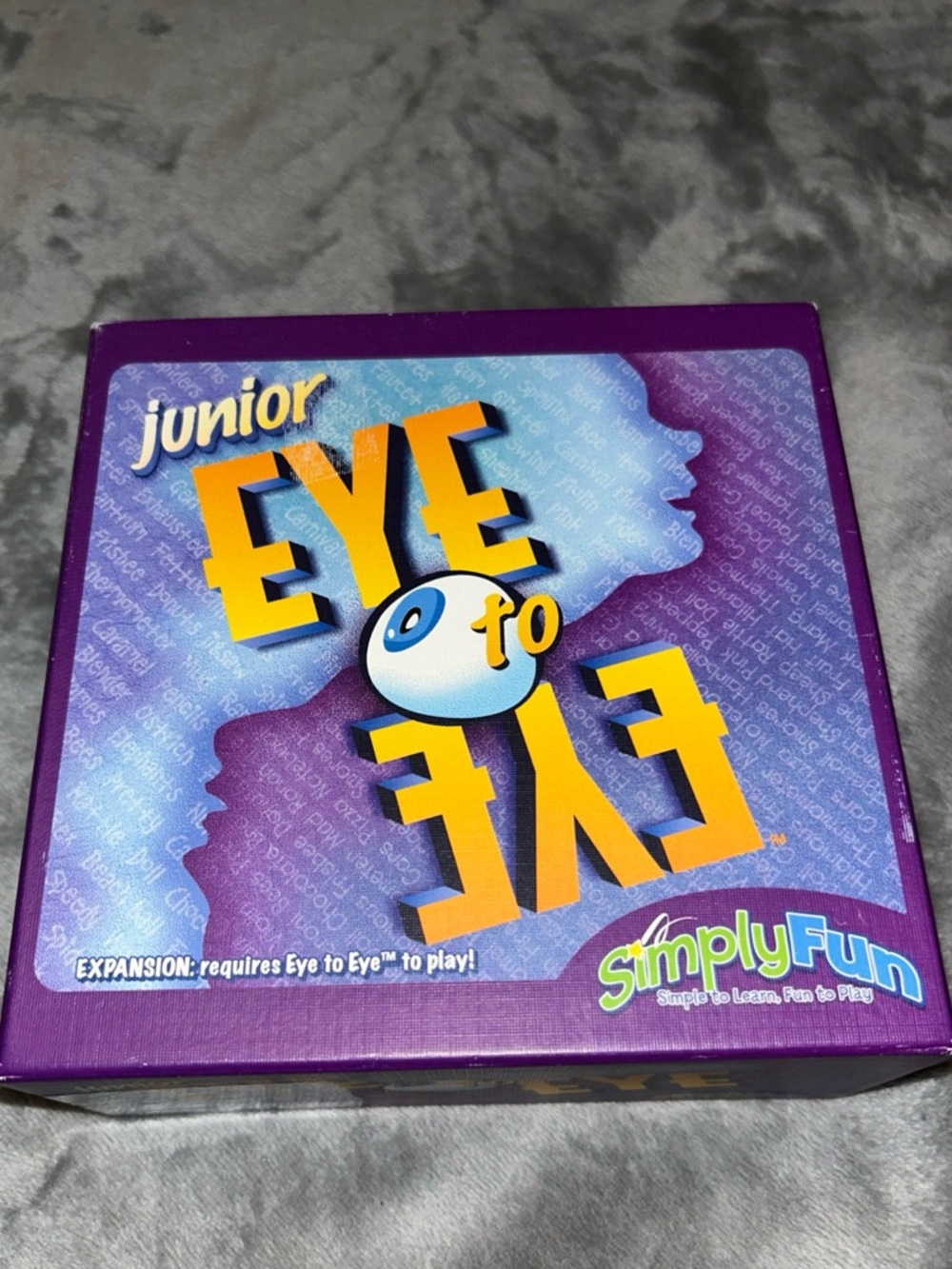 Junior Eye To Eye Game By SimplyFun, 2004,  *98% Complete*